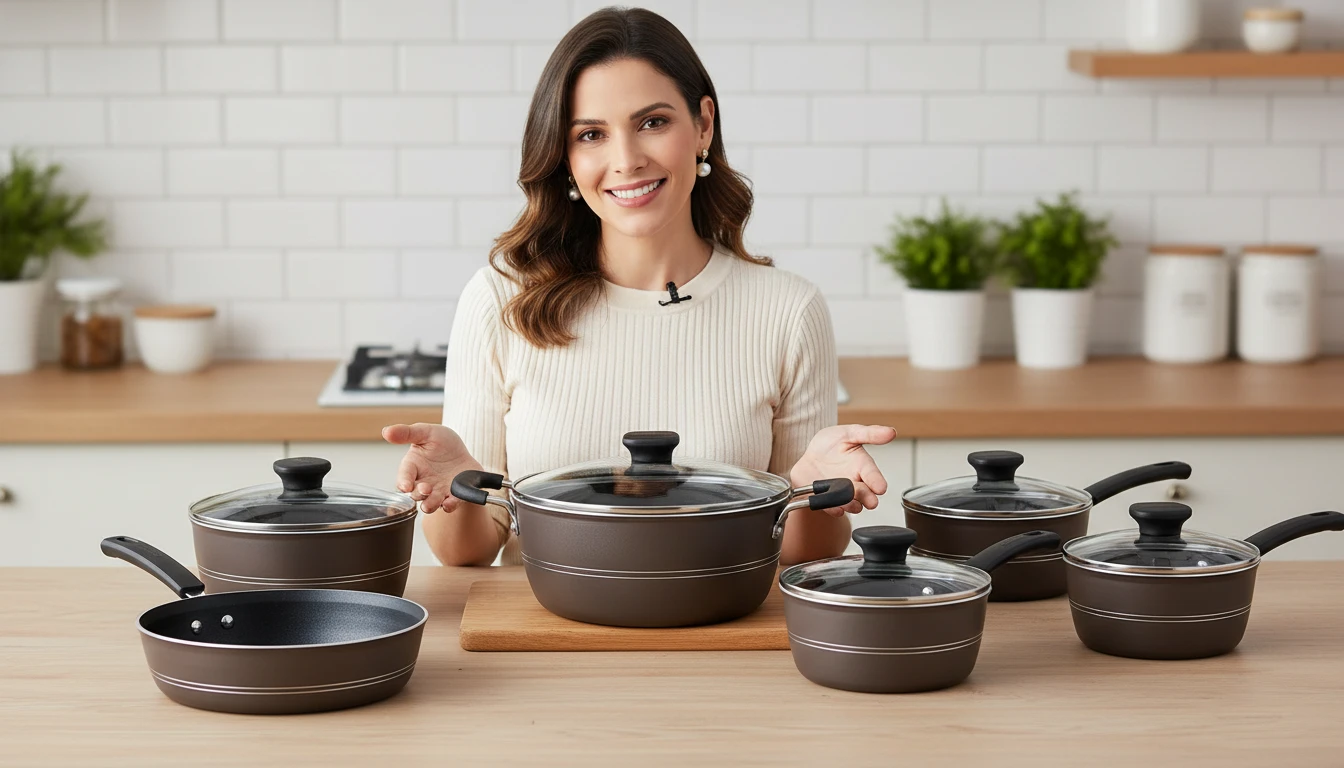 Panelas resistentes e duráveis para famílias