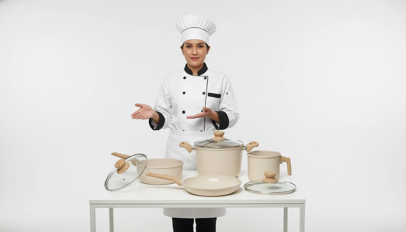 Panelas e frigideiras profissionais em oferta